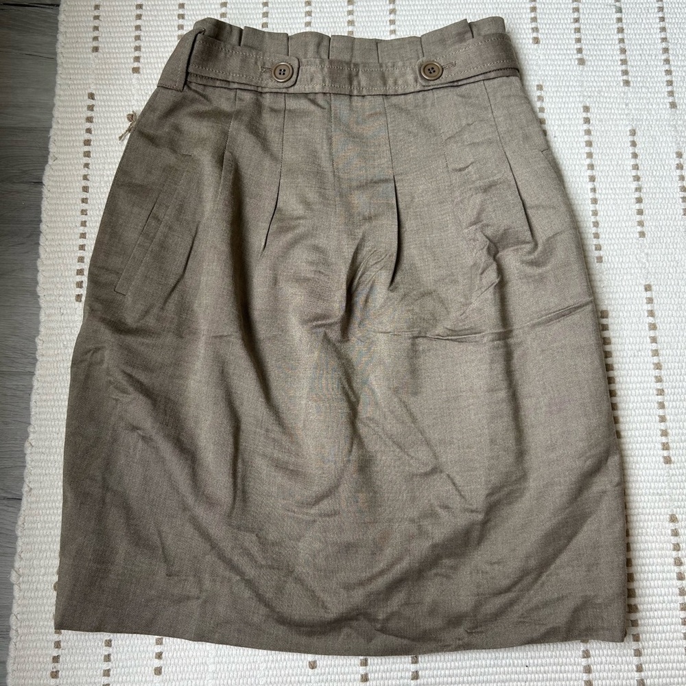 BCBG maxazria vintage brown skirt